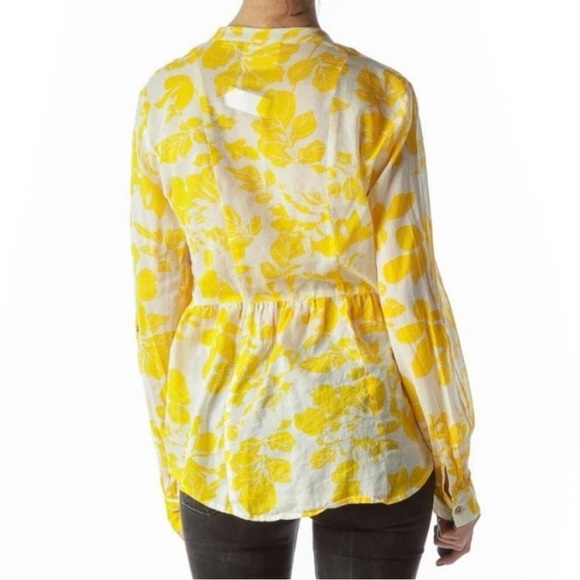 Anthropologie Maeve Pintuck Peplum Blouse - Picture 3 of 10